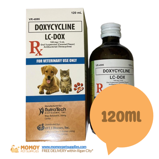 LC-DOX DOXYCYCLINE ORAL SUSPENSION ANTIBACTERIAL 120ML