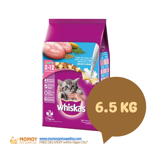 WHISKAS CAT FOOD DRY - KITTEN 6.5KG 