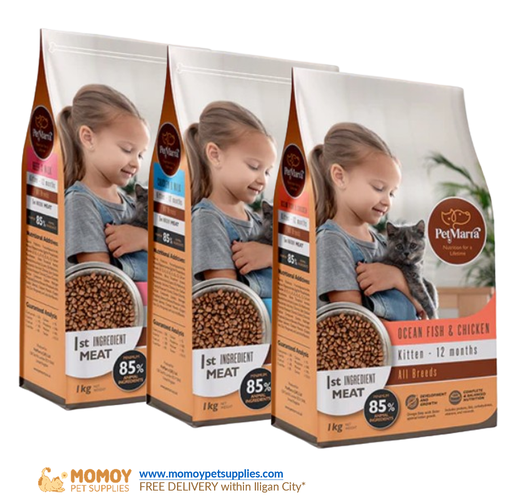 PETMARRA CAT FOOD DRY - KITTEN 1KG (REPACK)