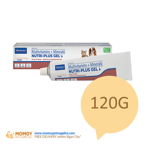 NUTRI-PLUS GEL® VIRBAC ENERGY GEL FOR RECOVERY NUTRITIONAL DIETARY SUPPLEMENT IN DOGS & CATS 120G