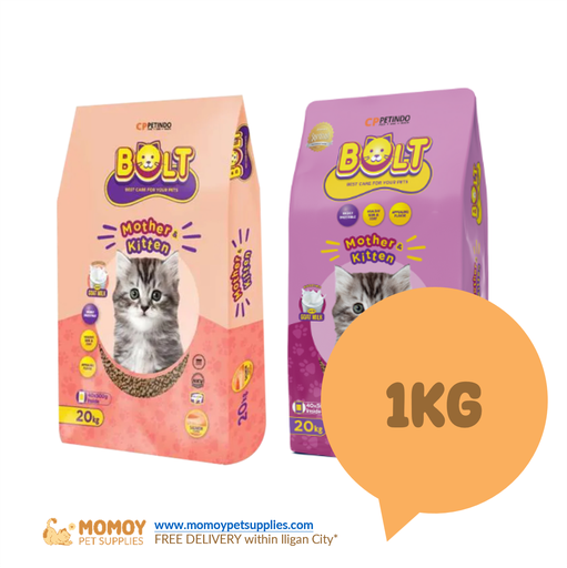 BOLT CAT FOOD DRY - MOTHER AND KITTEN 1KG (REPACK) 