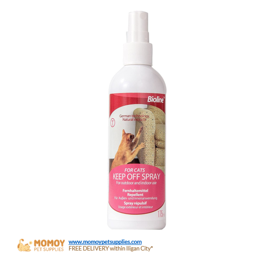 BIOLINE KEEP OFF SPRAY FOR INDOOR AND OUTDOOR USE FOR CATS 175ML