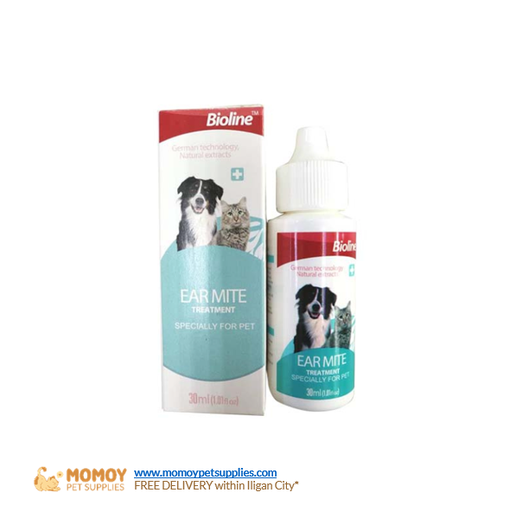 BIOLINE EARMITE - FOR CATS & DOGS 30ML